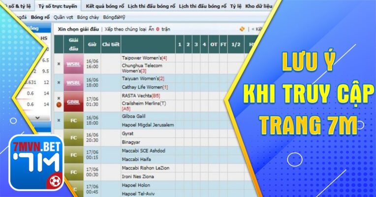 Hướng dẫn tham gia vào trang web 7m 